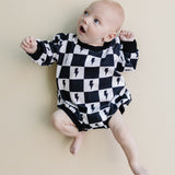Bubble Romper | Charcoal Bolts