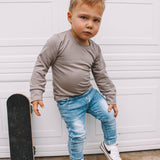 Tiny Basic Long Sleeve | Grey