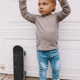 Tiny Basic Long Sleeve | Grey
