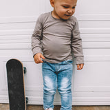 Tiny Basic Long Sleeve | Grey