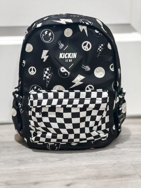 good vibes mini backpack Black Good Vibes Mid-Size Backpack