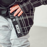 KIDS FLIP SIDE FLANNEL