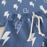 Shorts Set | Blue Bolts
