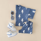 Shorts Set | Blue Bolts