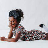 CHECKERED FOOTBALL DREAM SHORT SET