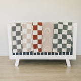 Smiley Taupe Plush Blanket
