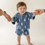 Shorts Set | Blue Bolts