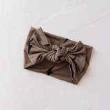 Bamboo Head Wrap | Brown & Black Bolt