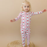 Bamboo Two Piece Set | Retro Candy Cane