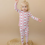 Bamboo Two Piece Set | Retro Candy Cane