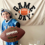 Game Day Football Banner | Kids Sports Room Decor