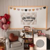 Cool Kids Club Banner | Fabric Wall Sign