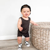 Ribbed Tank - Charcoal