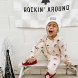 Rockin' Around Banner - Kids Christmas Holiday Wall Decor