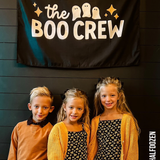 Boo Crew Banner - Halloween Party Photo Prop Wall Decor