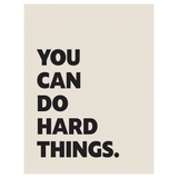You Can Do Hard Things Banner - Kids Fabric Wall Sign