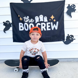 Boo Crew Banner - Halloween Party Photo Prop Wall Decor