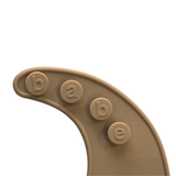Silicone Bib - Tan Checkers