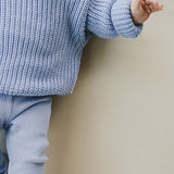 Chunky Knit Sweater | Blue