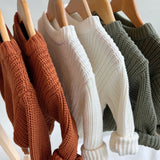 Chunky Knit Sweater | Rust