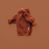Chunky Knit Sweater | Rust