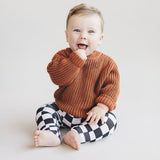 Chunky Knit Sweater | Rust