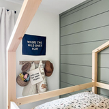 Where The Wild Ones Play Banner - Kids Playroom Decor