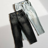 Stretch Denim - Slate Gray