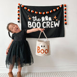 Boo Crew Banner - Halloween Party Photo Prop Wall Decor