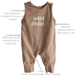 Romper - Wild Child (Tan)