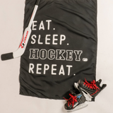 Eat Sleep Hockey Banner | Fabric Wall Sign