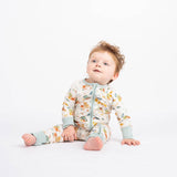 Beach Day Summer Convertible Sleeper Bamboo Baby Pajamas