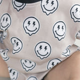 Short Sleeve Bubble Romper | Electric Drippy