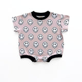 Short Sleeve Bubble Romper | Electric Drippy