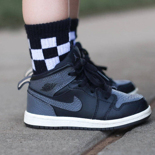 Socks | Black Checkered