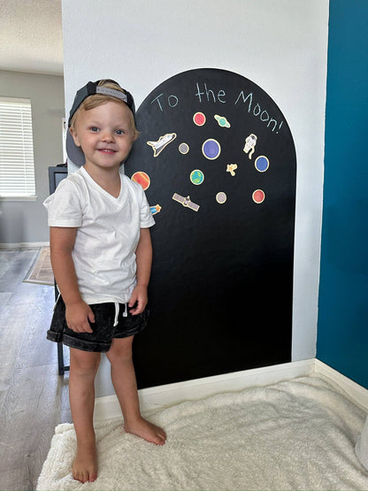 Magic Playwall - Kids Arch Magnetic Chalkboard Wall Decal