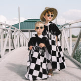 Checker Flame Hooded Towel