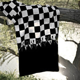 Checker Flame Beach Towel