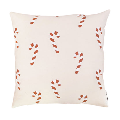 candy cane pillow cover