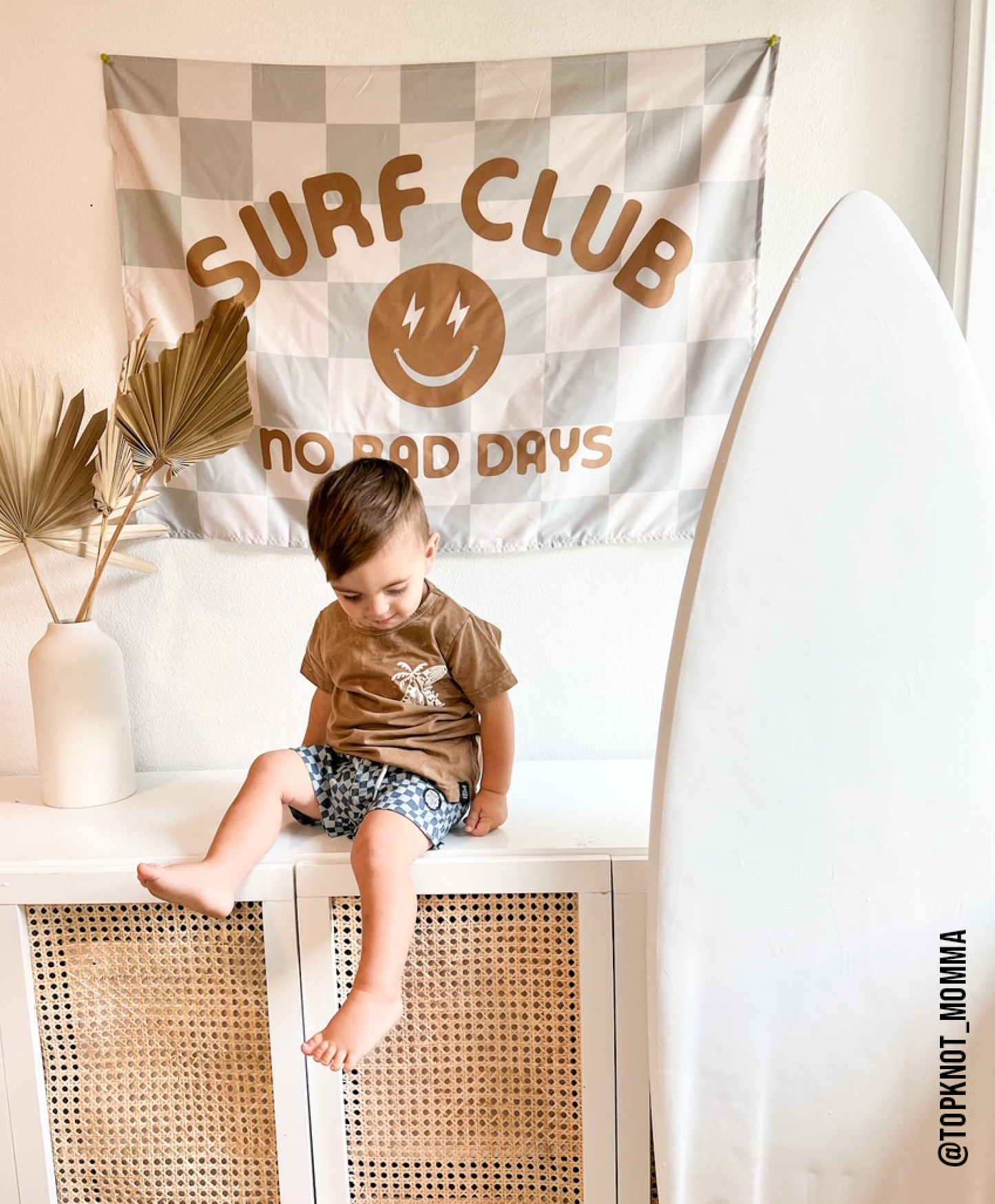 Surf Club Banner | Fabric Wall Sign