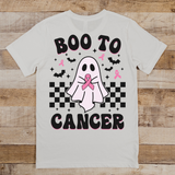 Boo to Cancer - T-Shirt (White) Baby/Toddler/Youth/Adult