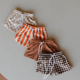 Child Boardshort | Chocolate Gingham