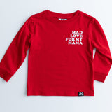 Mad Love long sleeve-RED