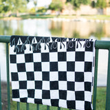 Checker Flame Beach Towel