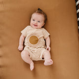 Mustard Bamboo Stretch Crib Sheet