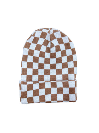 Camel Check Infant Beanie