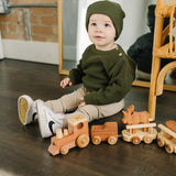 Green Mebie Baby Beanie