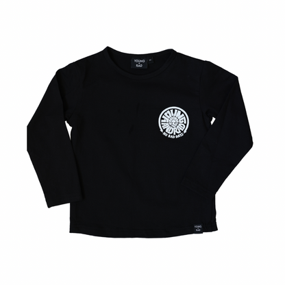 NO BAD DAYS LONG SLEEVE TEE- BLACK