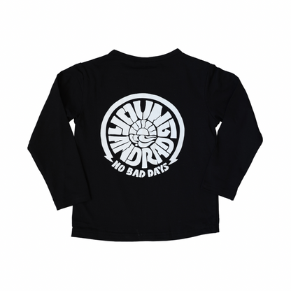 NO BAD DAYS LONG SLEEVE TEE- BLACK