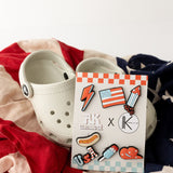 USA Retro Croc Charms- AK x KIU charms